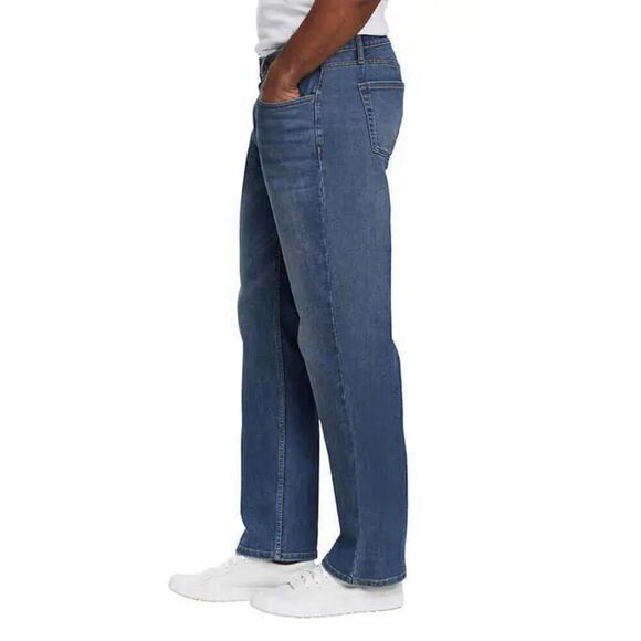 Eddie Bauer Men's Classic 5-Pocket Straight Fit Jeans Blue 40" X 30"‎ New - Picture 3 of 5